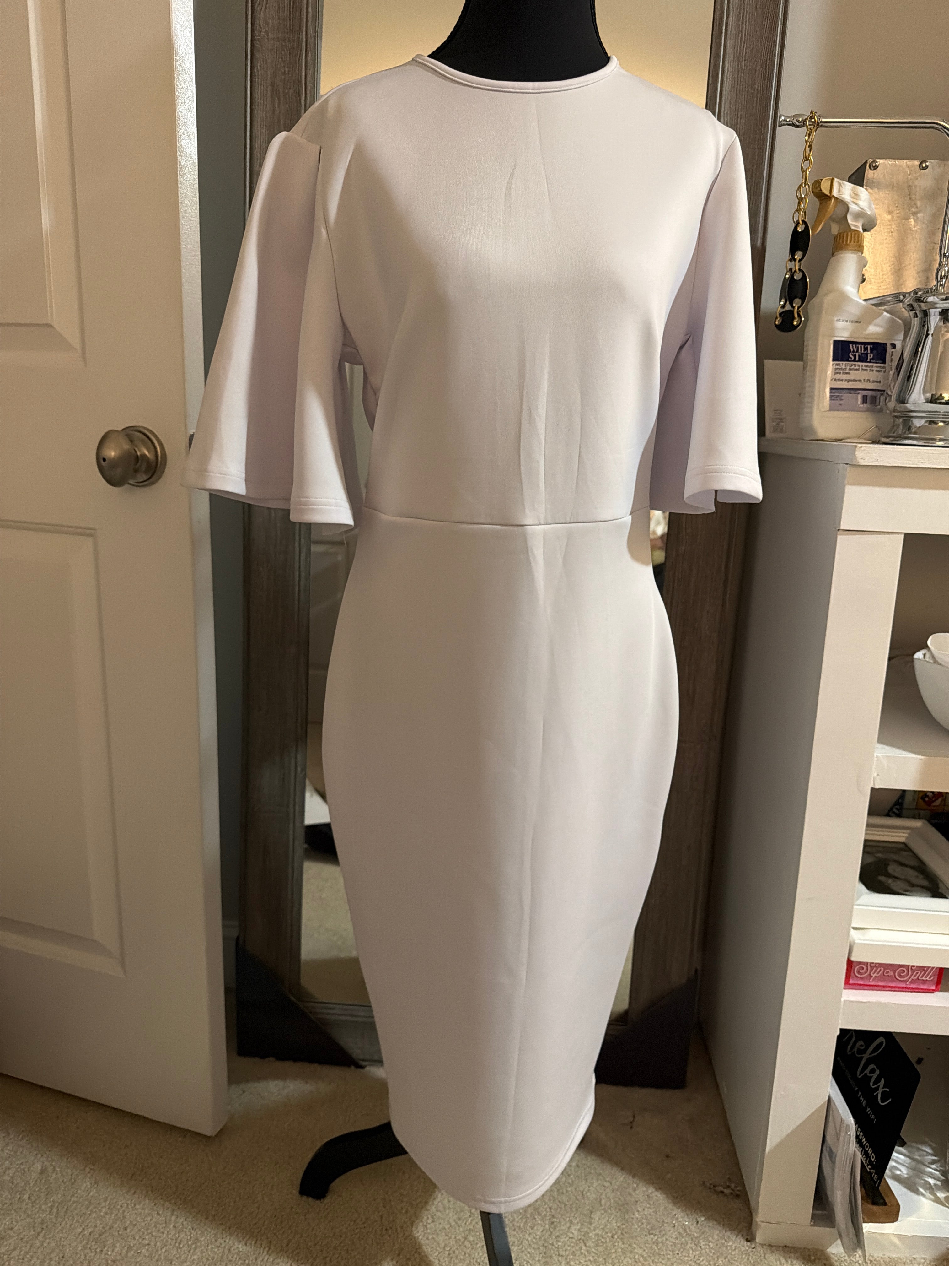 White dress, feels like M