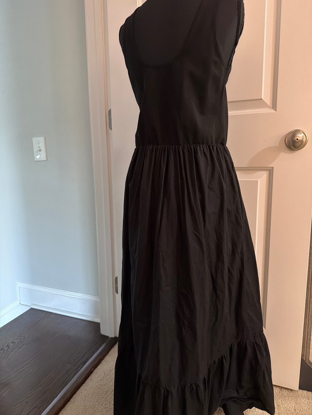 Hunter & Brown Black Cotton Sundress, Size XL (feels M/L), $9.00