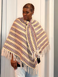 Tribal Shawl w/ tie, OSFM