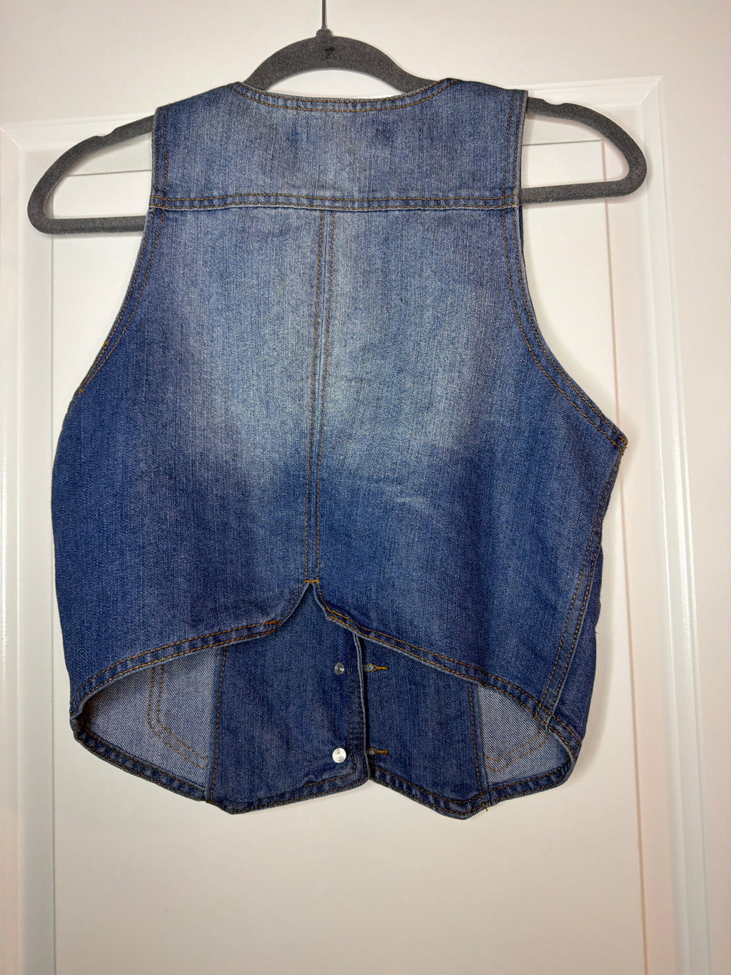XXI Jean Vest, size 10, feels like Small, $7
