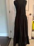 Hunter & Brown Black Cotton Sundress, Size XL (feels M/L), $9.00