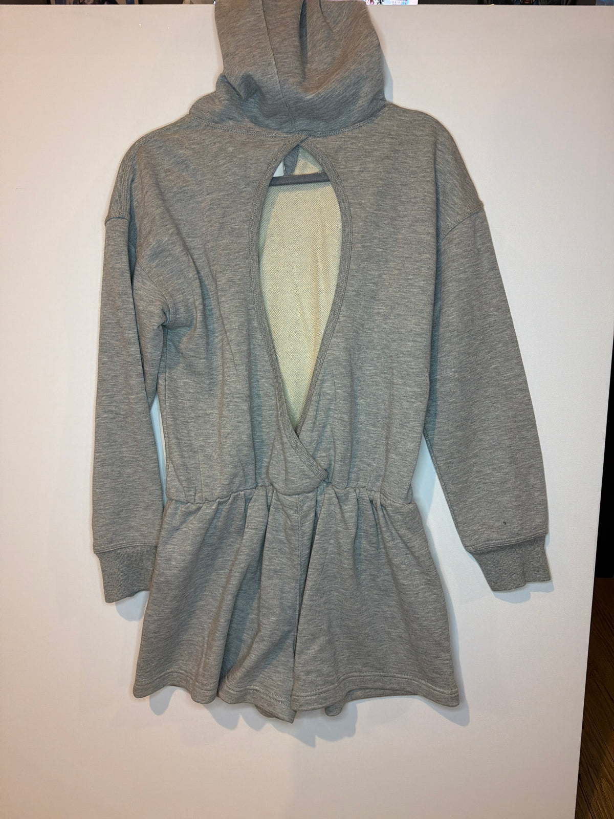 Grey Sweat short jumpsuit XS