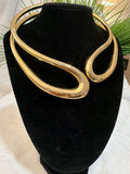 Gold Clamper Necklace, $10.00