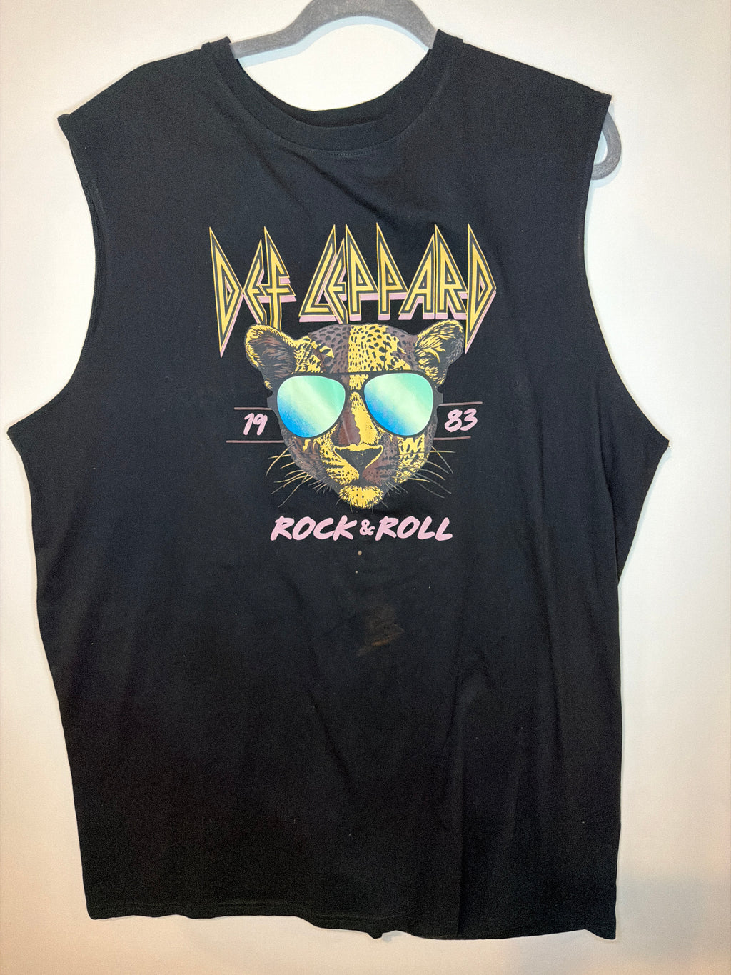 Def Leppard T Shirt XL *some discoloration