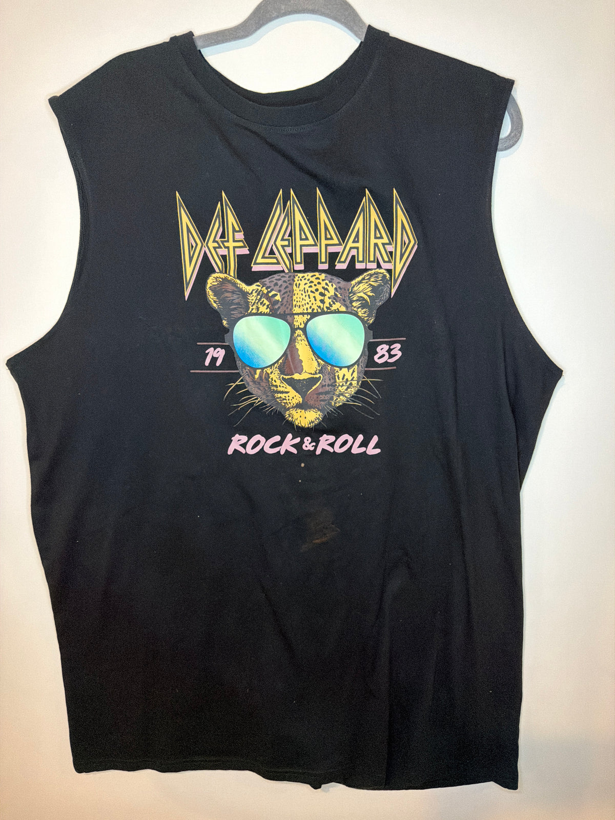 Def Leppard T Shirt XL *some discoloration