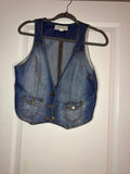 XXI Jean Vest, size 10, feels like Small, $7