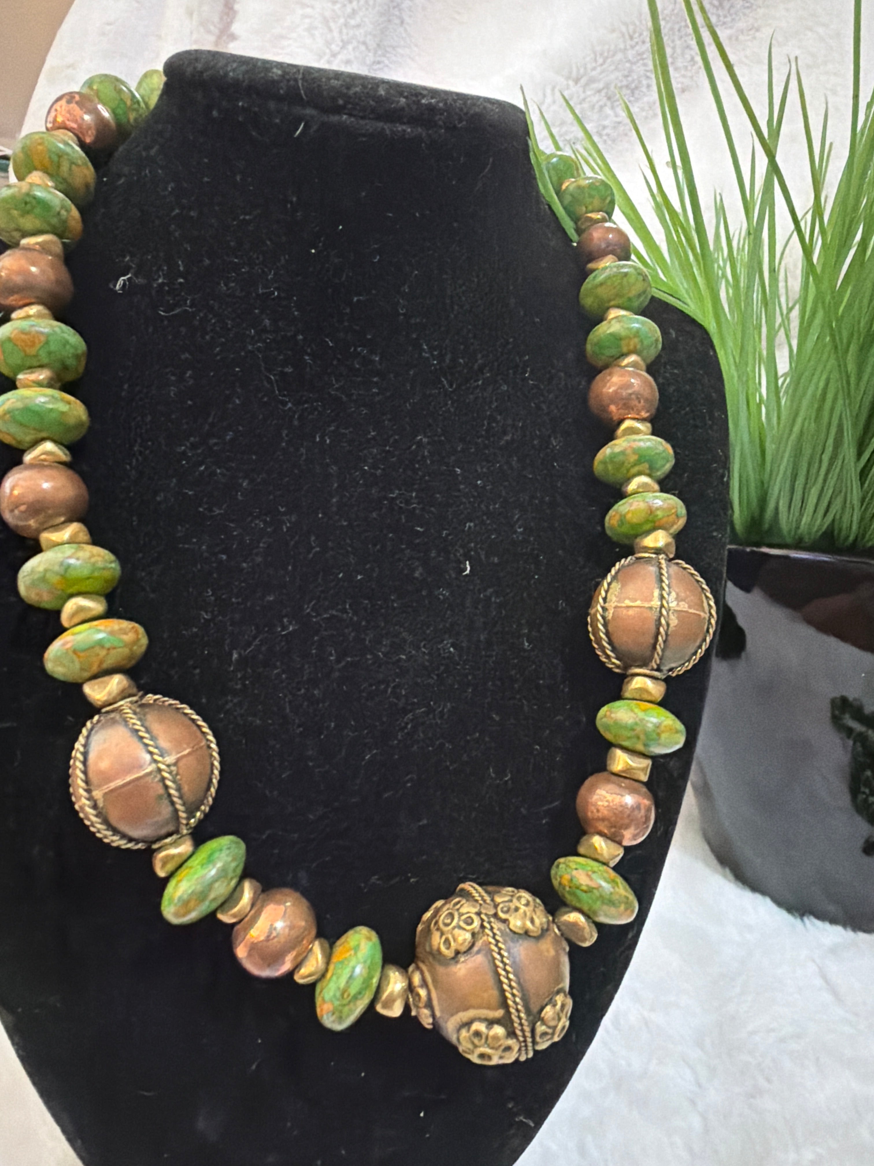 Green and Brown Necklace and Bracelet Bundle, all 3, $20.00