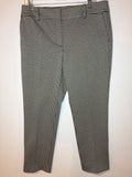 Ann Taylor Checkered Cropped Pants, Size 8