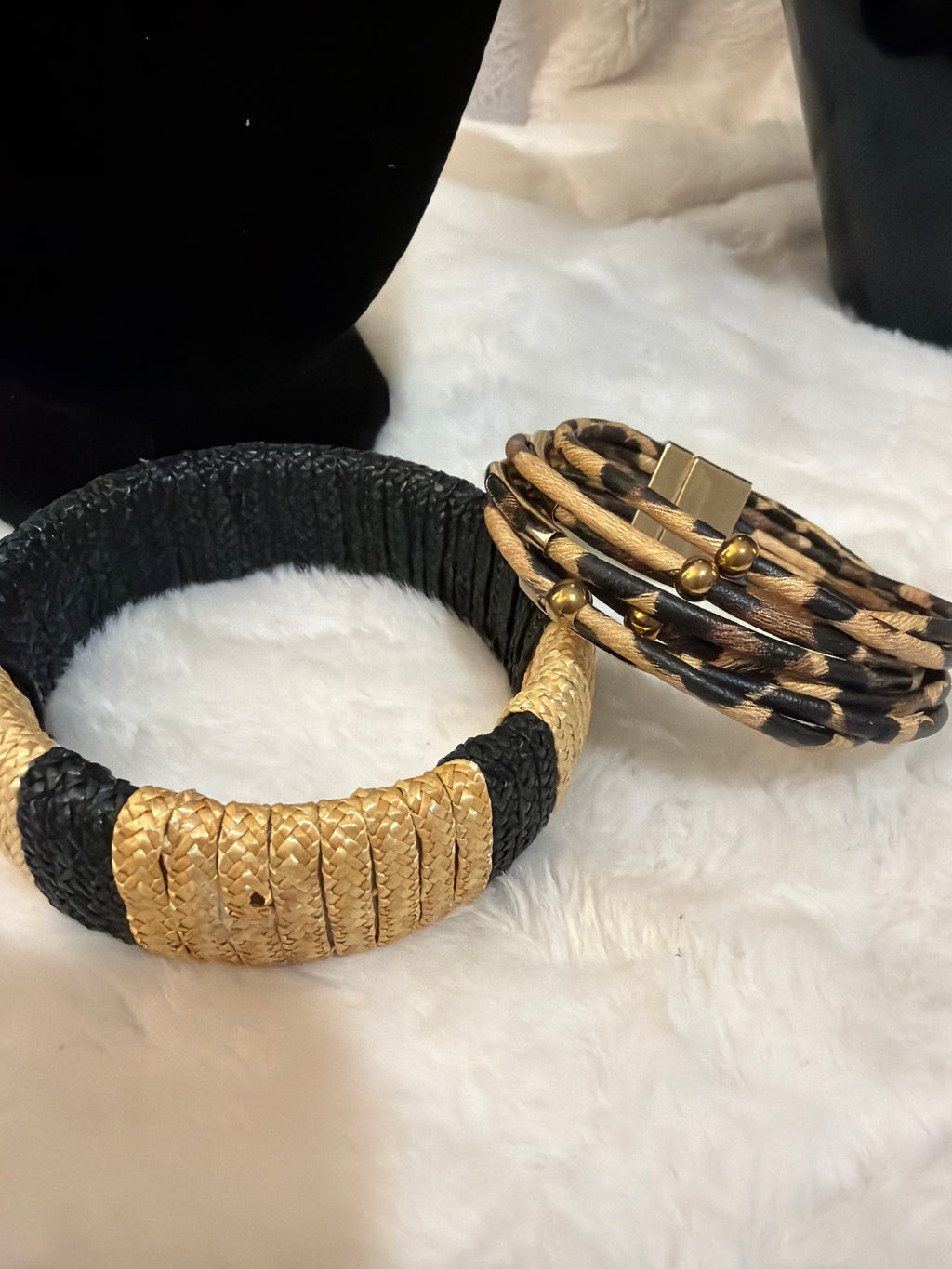 Brown, Black and gold Necklace and Bracelet Bundle Set, all 4, $10.00
