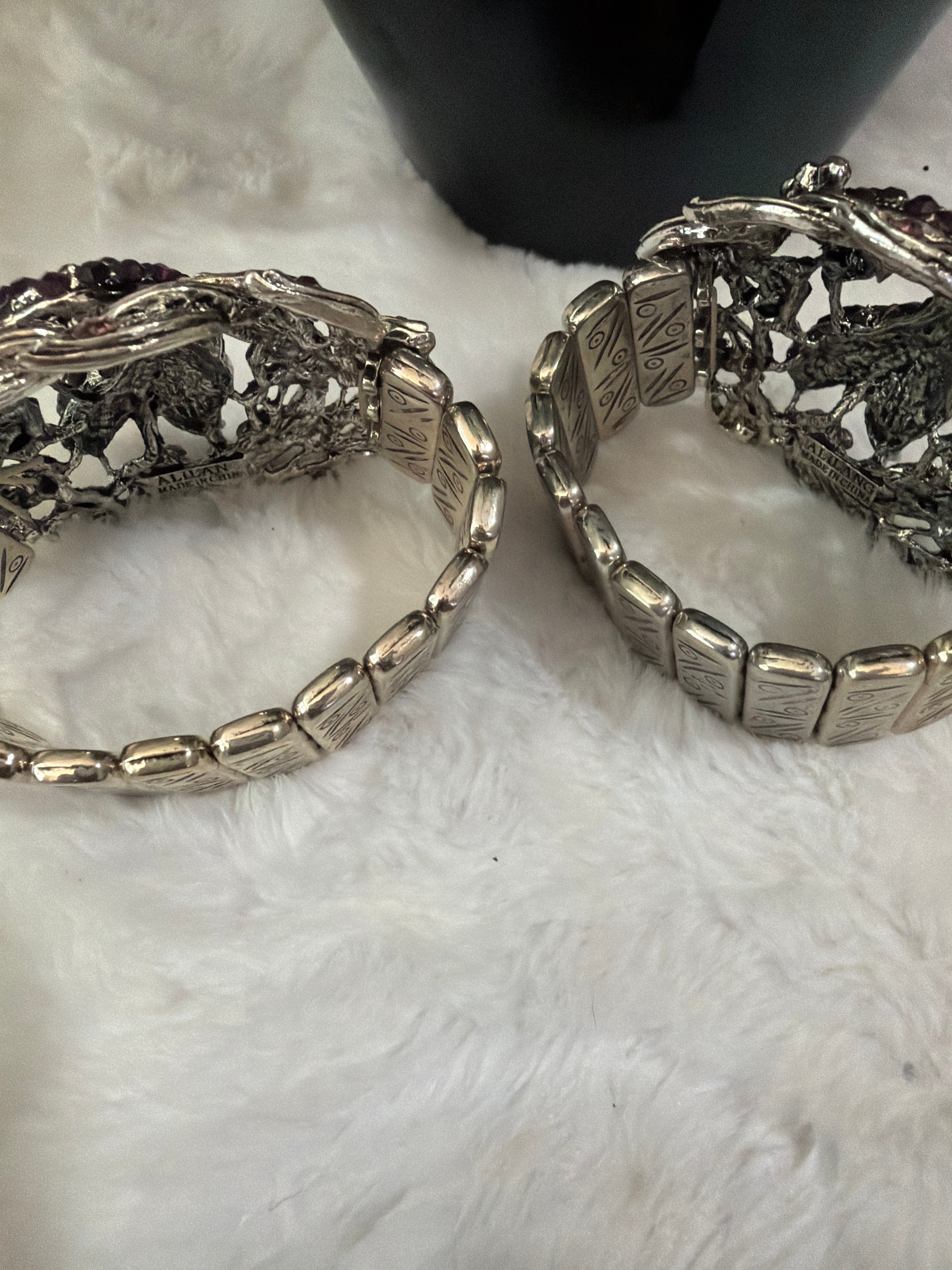 Peacock stretch bracelets, 2 bracelets, $10.00 for both