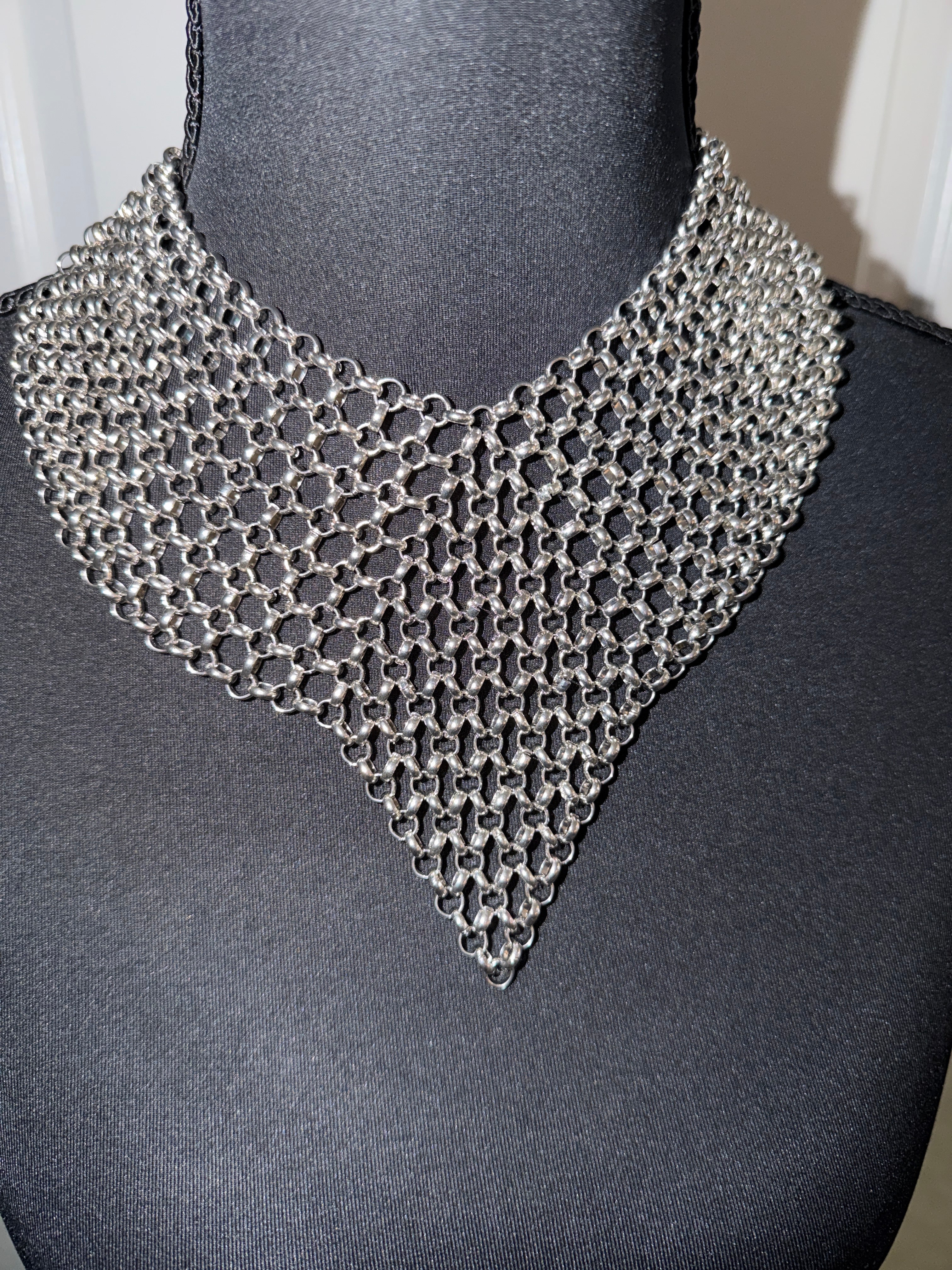 Silver Chain Collar, $15.00
