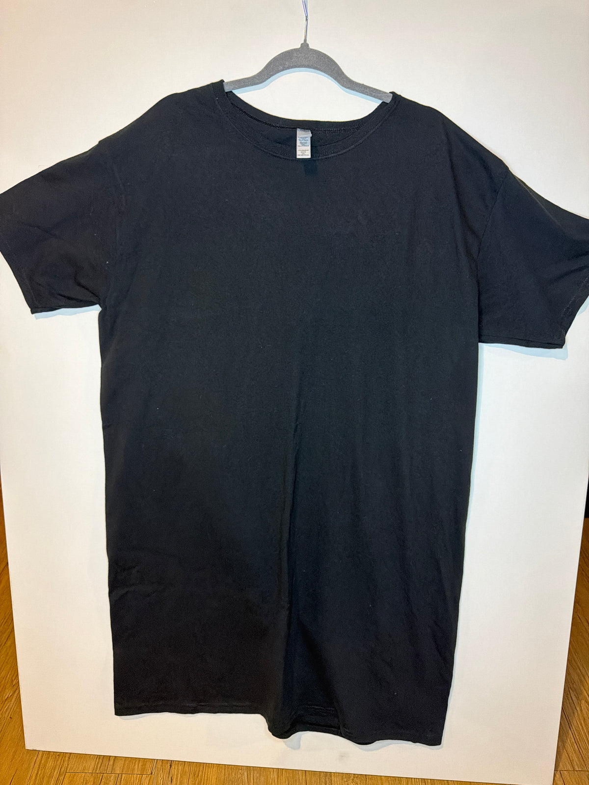Hanes Black Shirt Dress OSFM