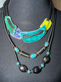 Blue and Teal Necklace Bundle, all 3, $9.00