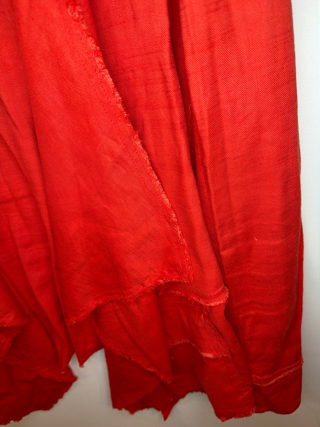Free People Orange Linen Jacket, Large
