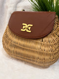 Sam Edelman Rattan Cross Over Bag, $40.00
