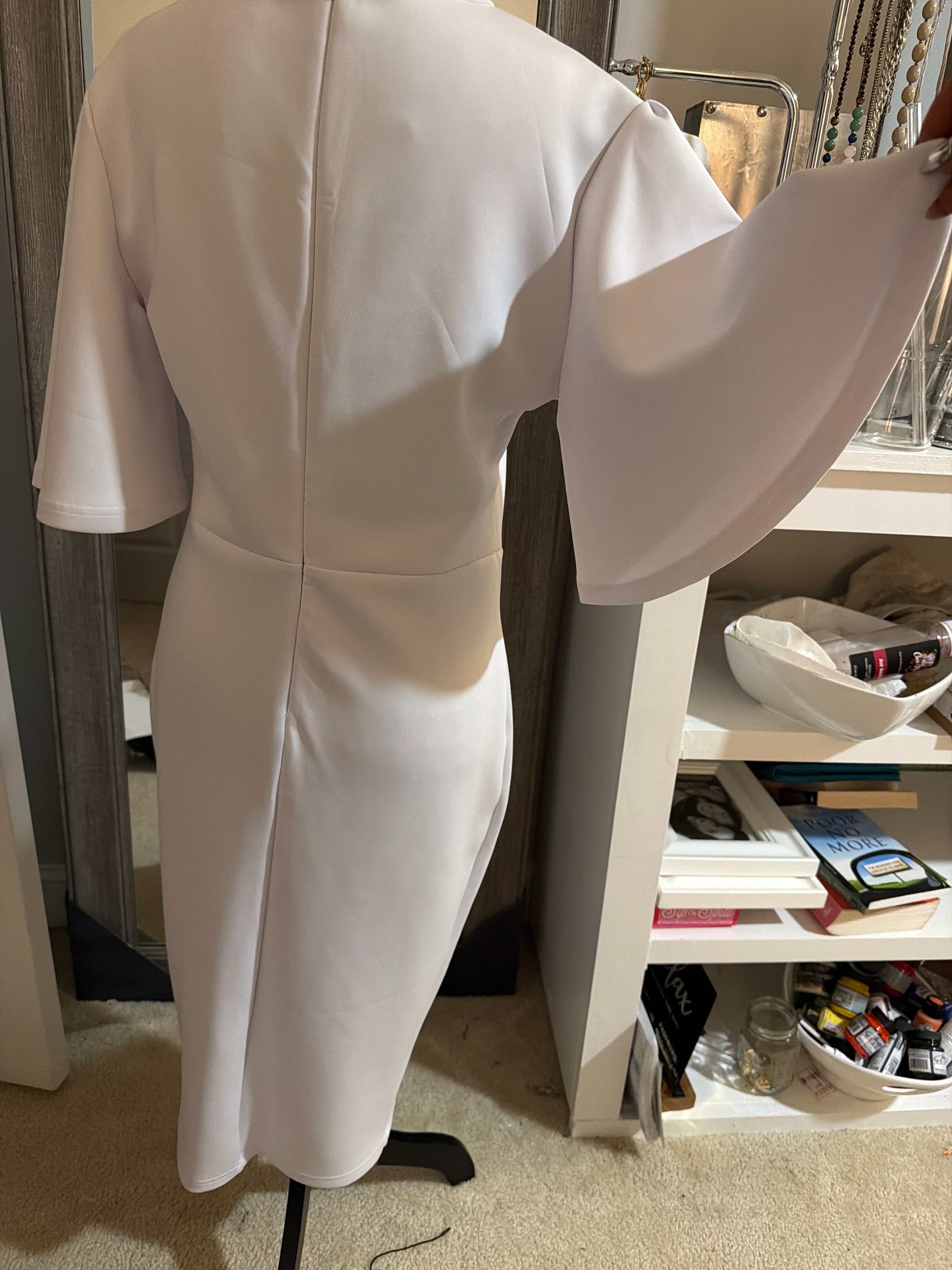 White dress, feels like M