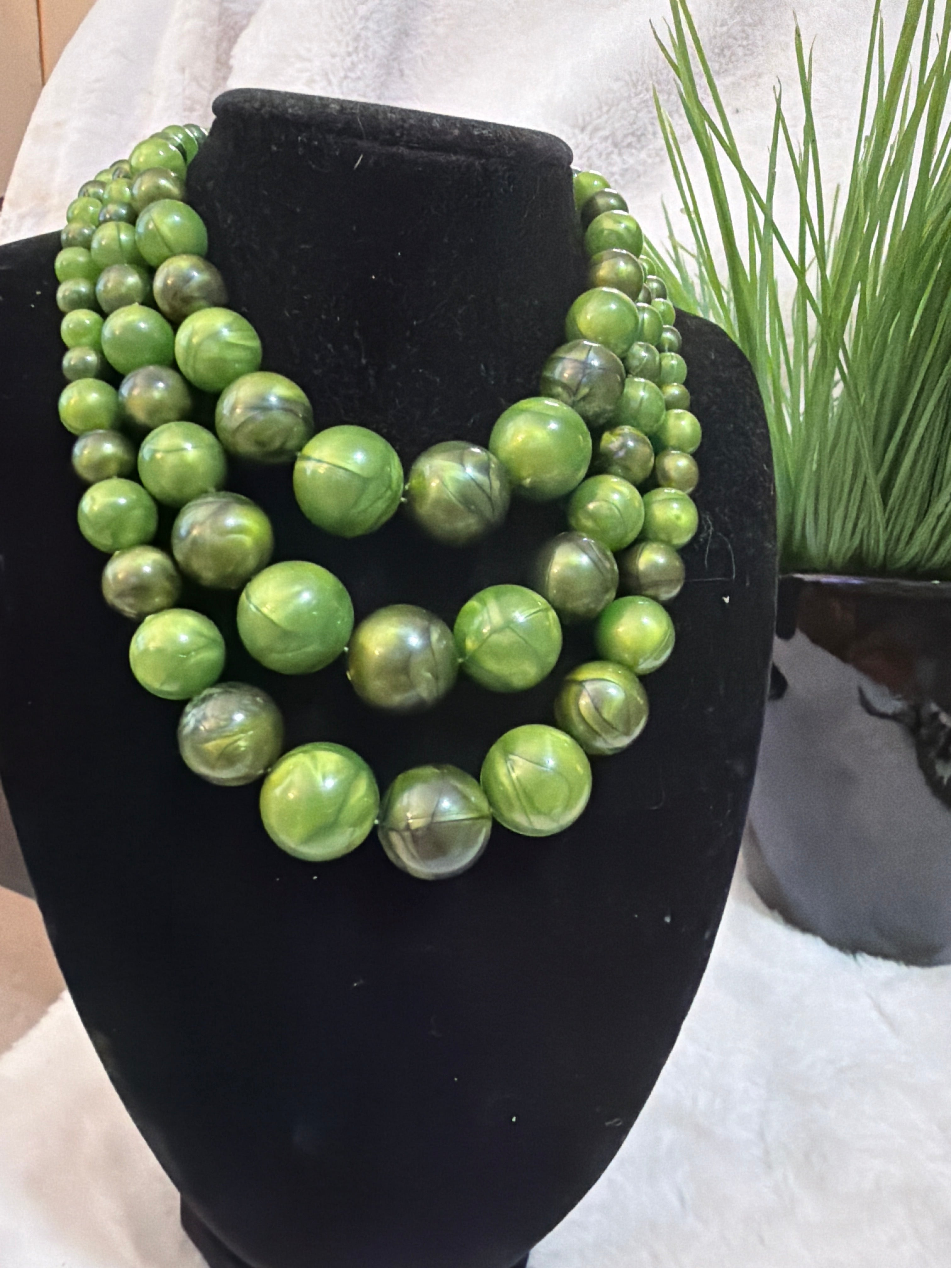 Green and Brown Necklace and Bracelet Bundle, all 3, $20.00