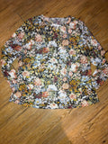 No Brand Flower Sheer Top. Feels like size L