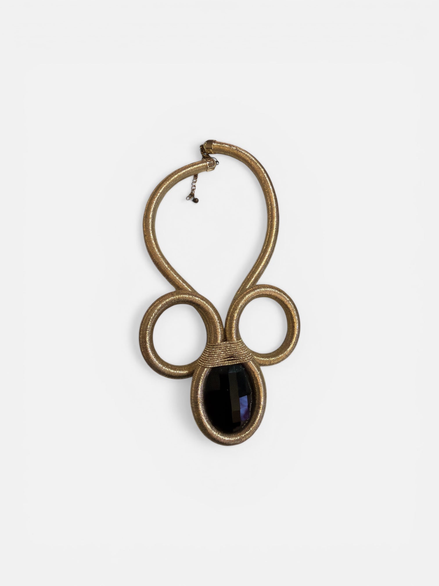Gold and Black Statement Necklace, $28.00