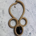 Gold and Black Statement Necklace, $28.00