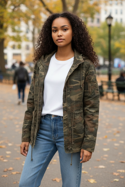 American Eagle Outfitters Camouflage Jacket, Size S, $25.00